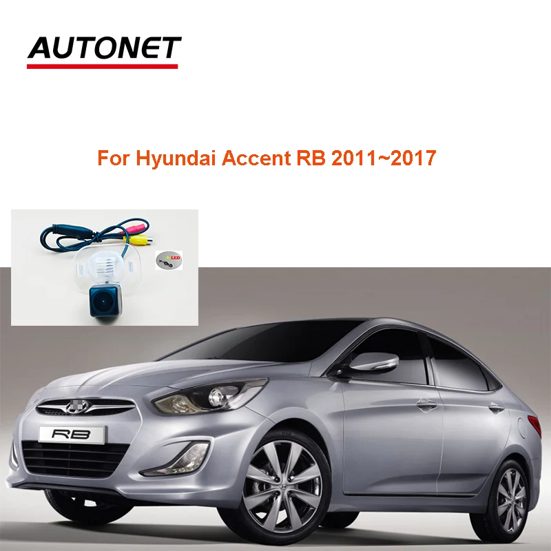 

Autonet AHD Rear view camera For Hyundai Accent RB 2011 2012 2013~2017 license plate camera/CVBS night view reversing camera