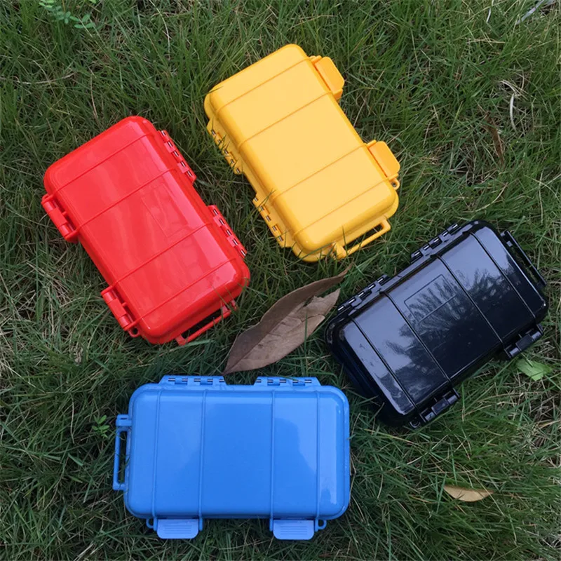 L/S Size EDC Outdoor Gear Waterproof Box Outdoor Sealed Box Plastic Shockproof Bins Waterproof Box Travel Storage Sealed Box