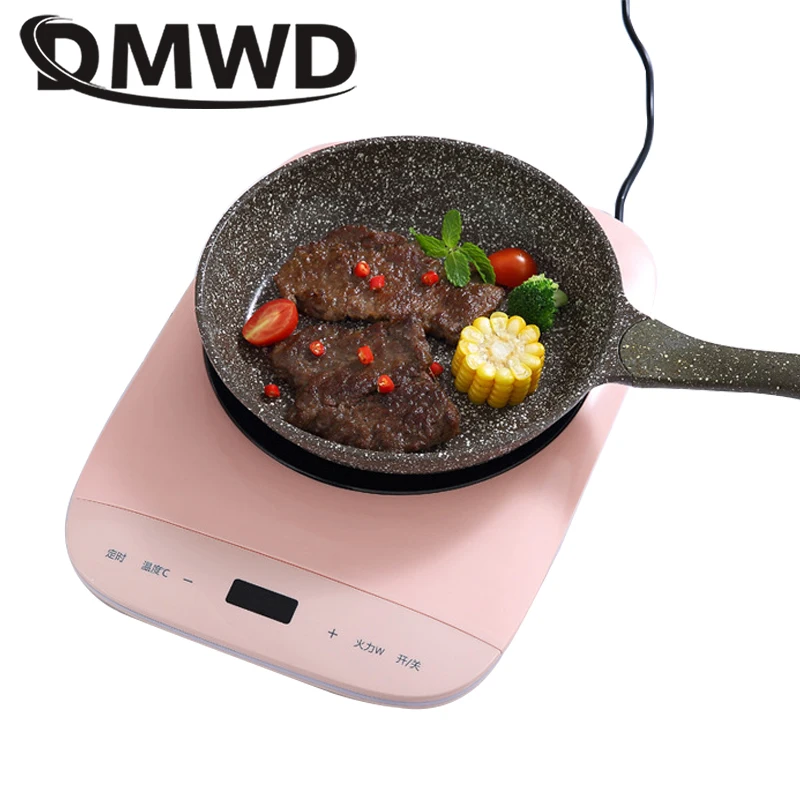 DMWD 2200W High Power Waterproof Induction cooker Touch panel Timing Stove Stir-fry Hotpot Intelligent Energy Saving cooktop EU