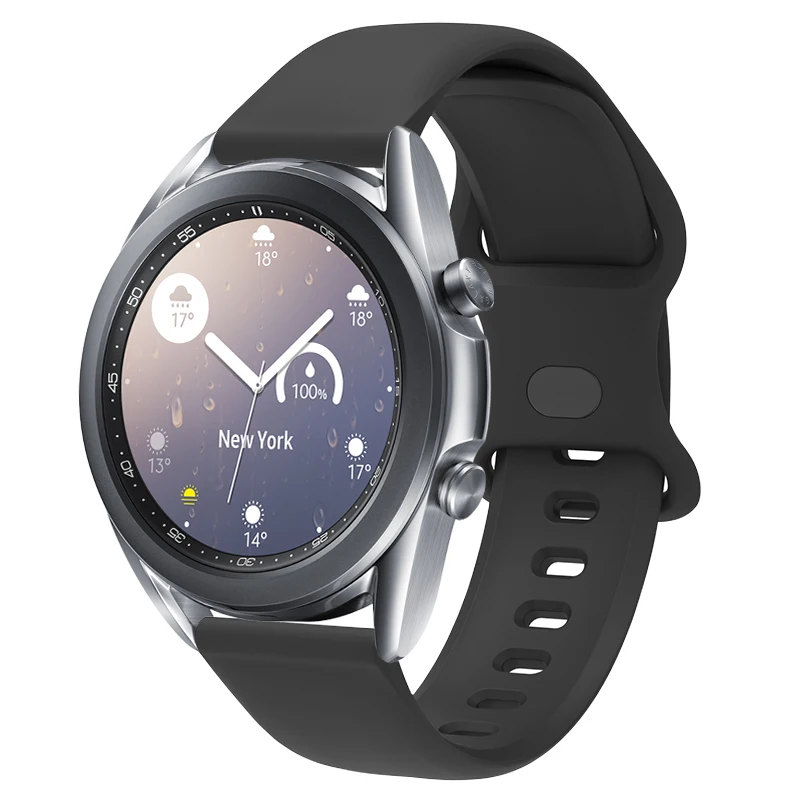 Cinturino in Silicone per Samsung Galaxy Watch3 41mm 45mm cinturino di ricambio per Samsung Galaxy Watch 42mm 46mm/Galaxy Watch 3