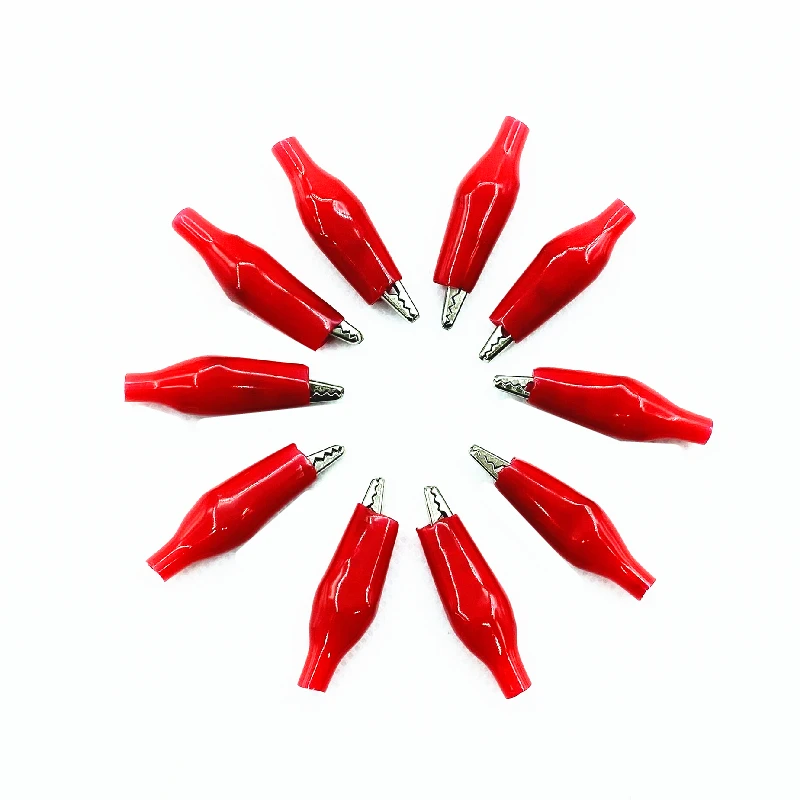 Metal Alligator Clip for Testing, 10pcs