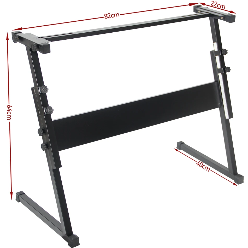 BATESMUSIC لوحة المفاتيح الوقوف ارتفاع قابل للتعديل حامل لوحة المفاتيح الإلكترونية الوقوف ل 61/54 مفاتيح Z-نمط لوحة مفاتيح البيانو الوقوف #4