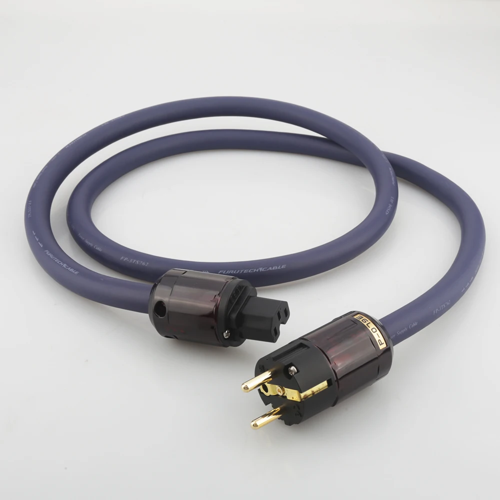 HI-End FP-3TS762 OFC Power Cable with P-079E/C-079 EU Schuko Power cable