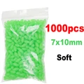1000 piezas de 7x10 mm, color verde
