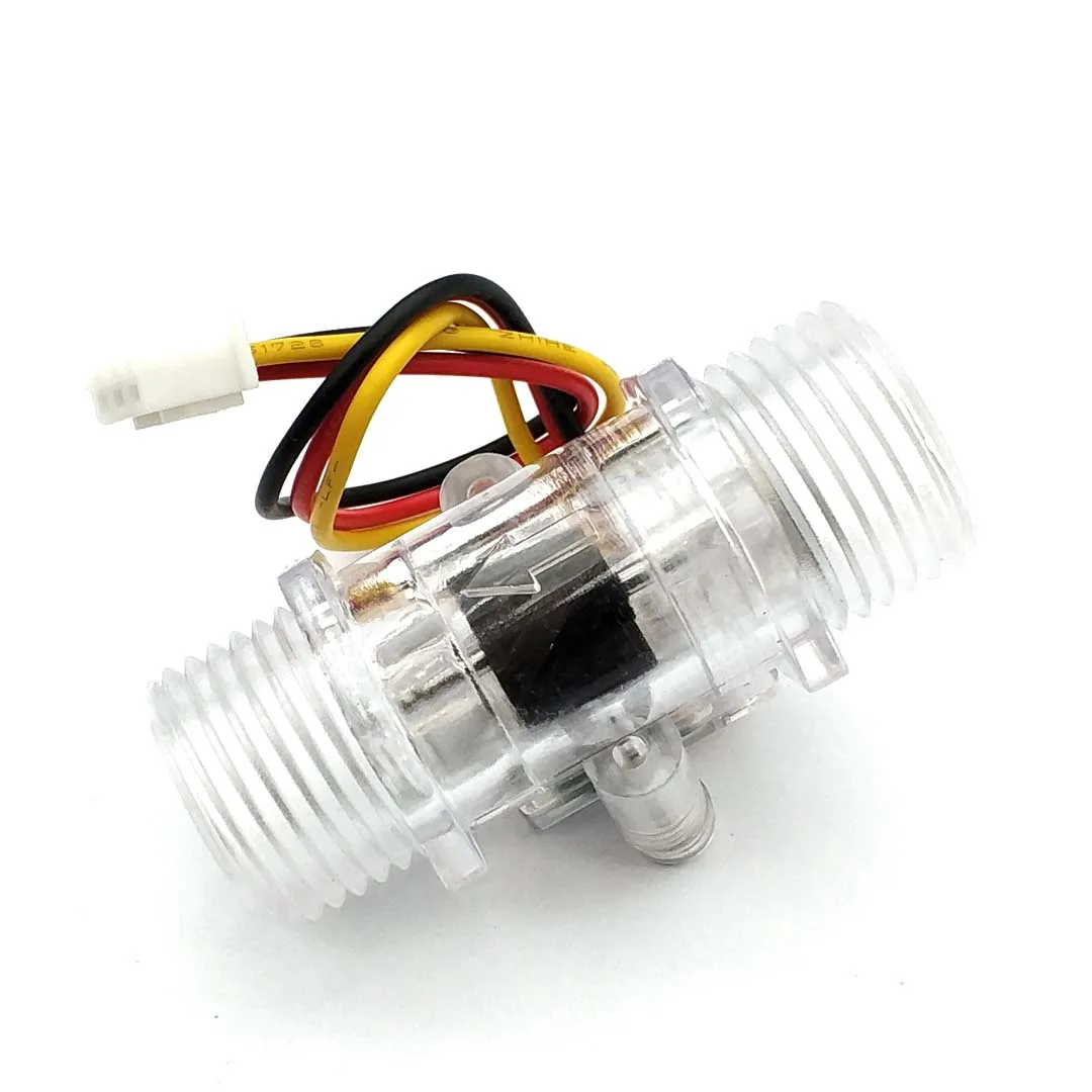 تدفق المياه متر مقياس الجريان قاعة تدفق الاستشعار مؤشر عداد Caudalimetro G1/2 0.5-25L/دقيقة 1.2MPa F = 6 * Q تدفق الاستشعار