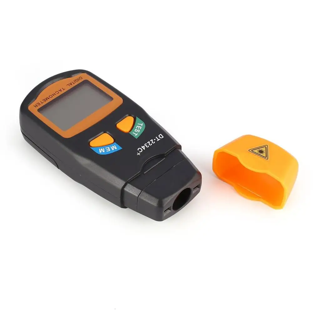 DT2234C+ Handheld LCD Digital Mini Non-contact Laser Photo Tachometer RPM Speed Measurement Meter Speedometer 2.5~99999RPM