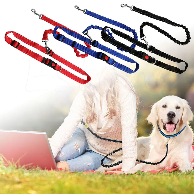 

Dog Leash Hands Free Leashes for Dogs Walking Elastic Leashes Running Dog Walker Adjustable Dog Leash Accesorios Para Perros