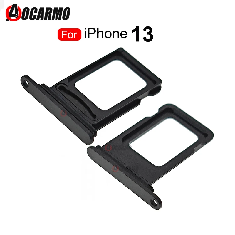 For iPhone 13 Dual Sim Card Single SIM Card Tray Slot Holder Replacement Parts