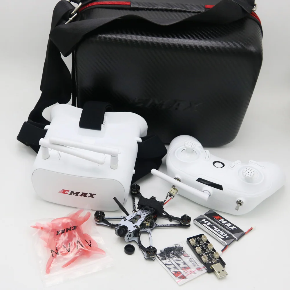 EMAX Tinyhawk II Freestyle 115mm 2.5 inch F4 5A ESC FPV Racing RC Drone BNF /RTF Version with Fpv Goggle/ Remote Control