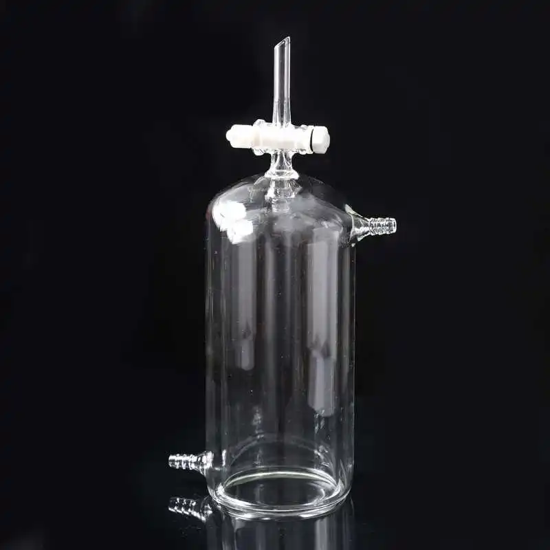 Double-layer Beaker 500ml PTFE Piston Jacketed Beaker Photocatalytic Reactor