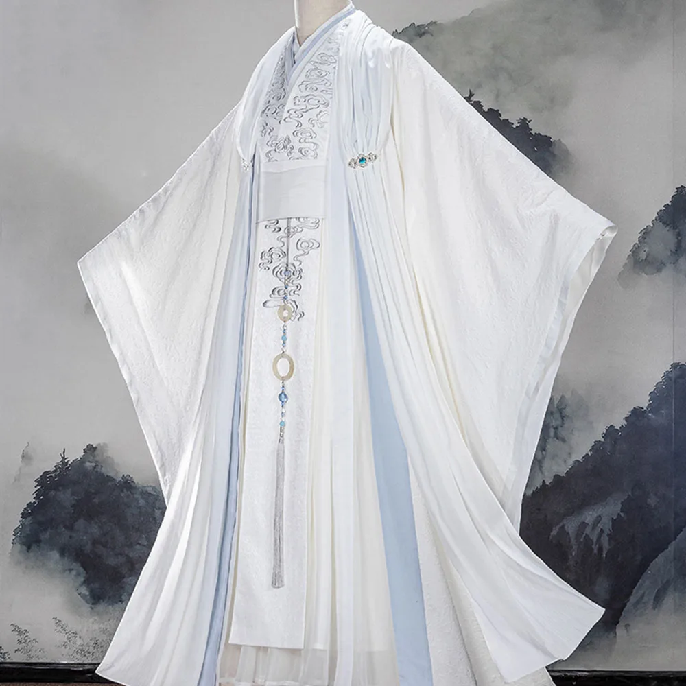 Exquisite Embroidery Unisex Cosplay Costume Mo Dao Zu Shi Lan Wangji Cosplay Anime Grandmaster Of Demonic Cultivation Clothes