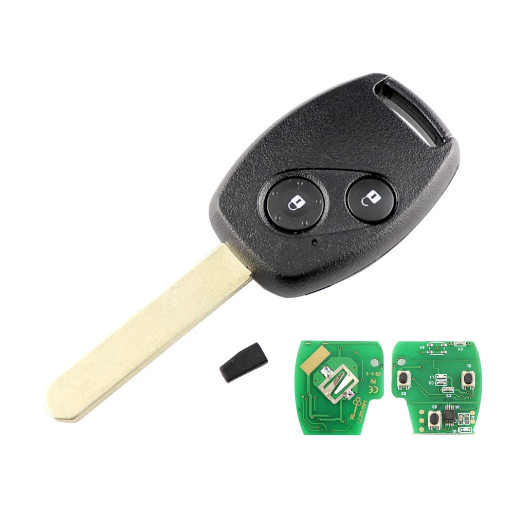 YIQIXIN 2 Button Remote Key For Honda Odyssey Fit 2003-2005 Accord 2006-2009 Civic CR-V Jazz HR-V FR-V Stream 315Mhz 433Mhz