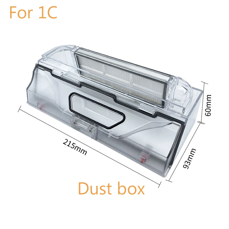 روبوت مكنسة كهربائية صندوق غبار ، اكسسوارات ل شاومي Mijia 1C STYTJ01ZHM ، المنزل كنس قطع الغيار مع فلتر Hepa ، Mi