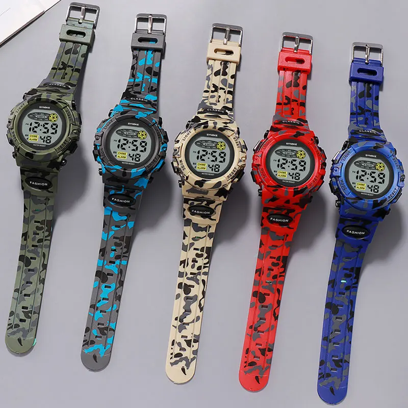 Kids Watch Child Wrist Watches Sports SYNOKE Brand Digital Electronics Clock For Children Boys Girls Students Wristwatches