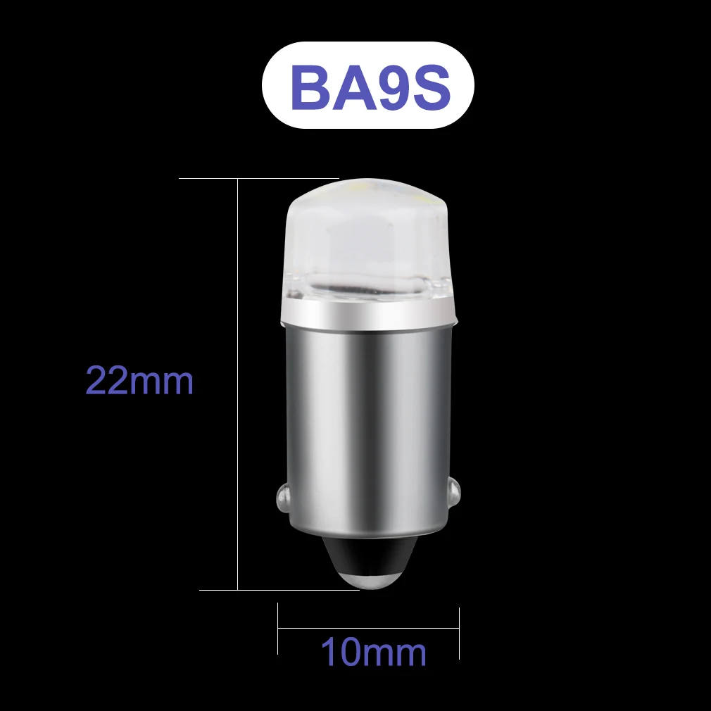 자동차 LED 전구, 2835 SMD 12913, 12910 12929, LED 표시기 전구, 번호판 전구, DC 12V, BA9S, T4W, T2W, T3W, H5W, 2 개