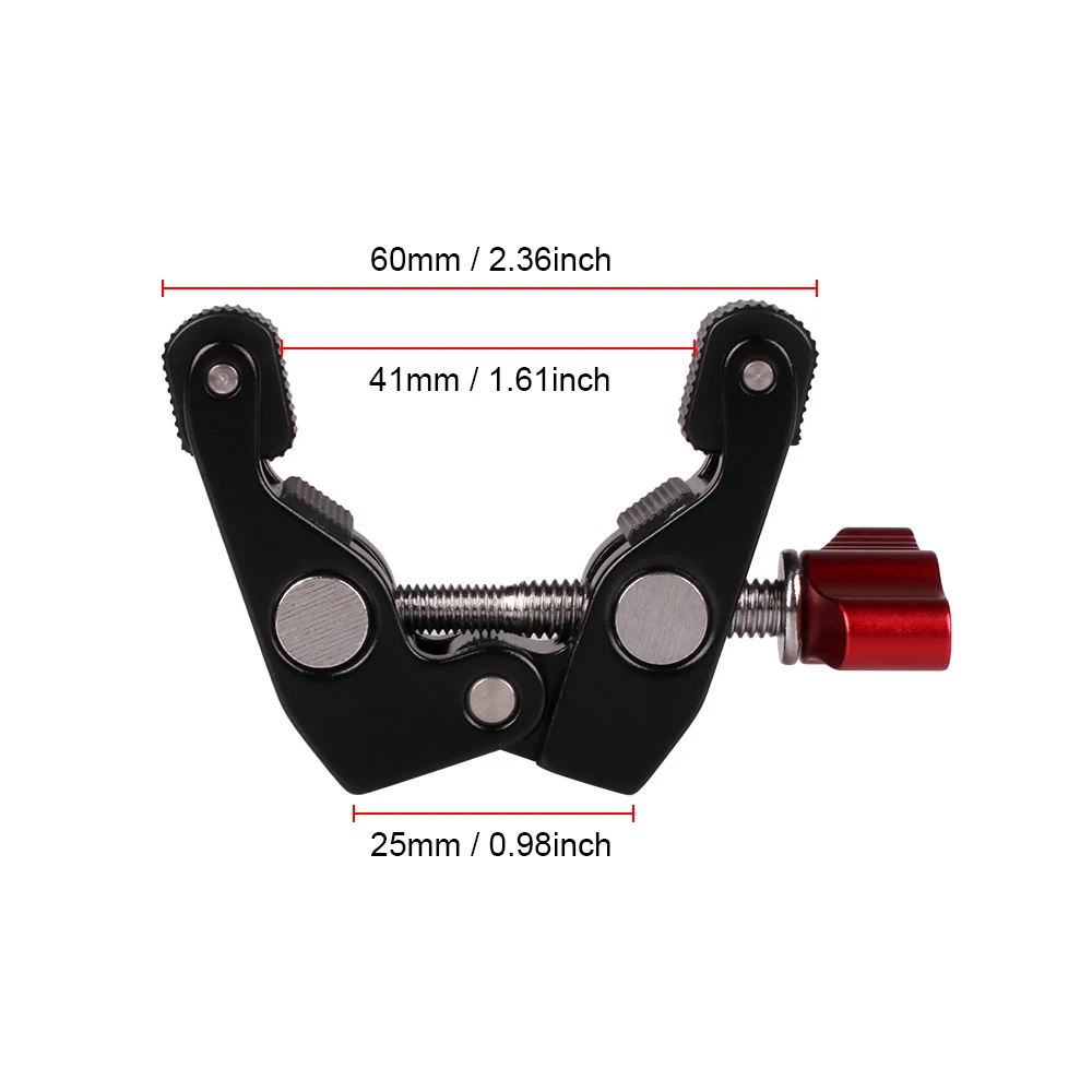 Brazo mágico ajustable multifunción, Super abrazadera, Clip de cangrejo para cámara DSLR, Monitor LCD/DV, luz de vídeo, accesorio de estudio fotográfico