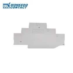 1Pc D-PT2.5-3L End Barrier Plate For PT 2.5-3L Plug Wire Electrical Connector Din Rail Terminal Block Accessories End Cover