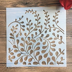 20 *20 cm  DIY Branches craft mandala mold for painting stencils stamped photo album embossed paper card on wood, fabric, wall