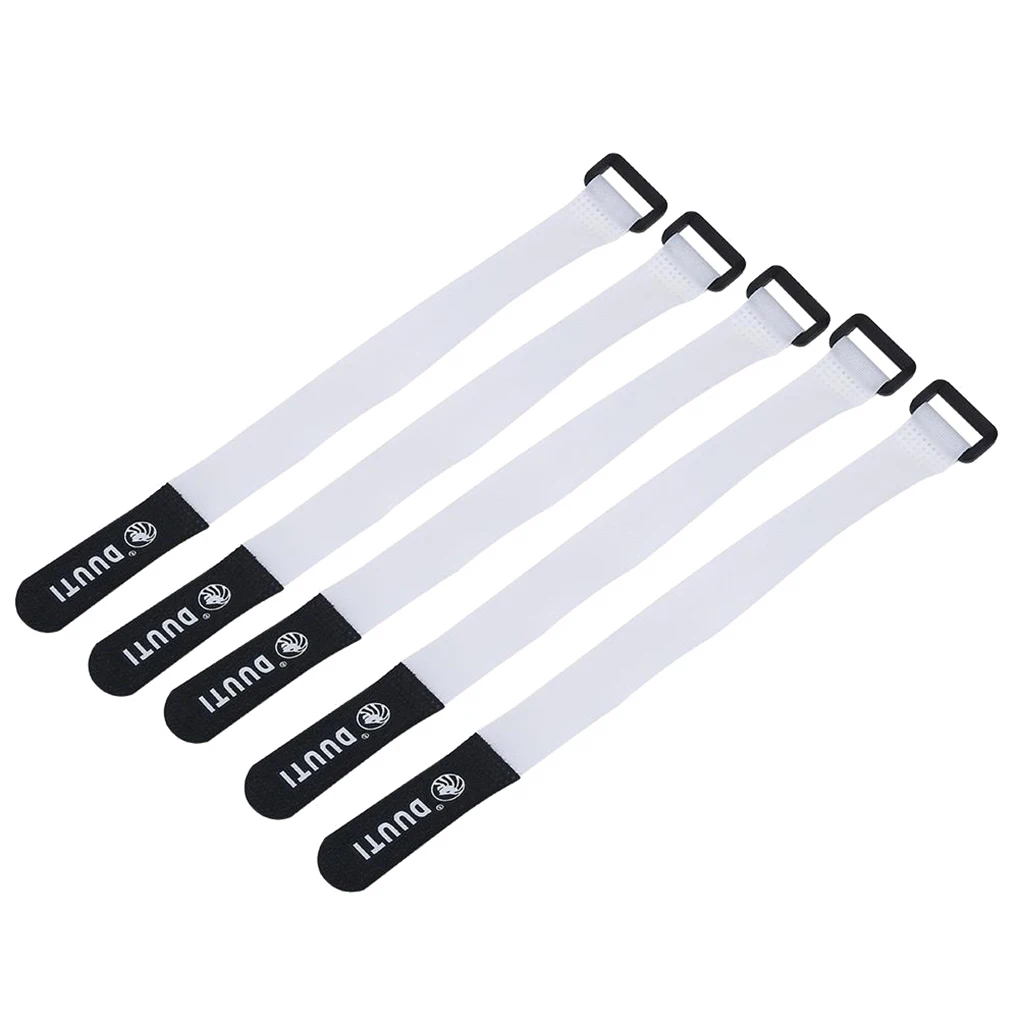 5PCS/Set Sports Cycling Riding Adjustable Nylon Bicycle Handlebar Seatpost Tie Straps Accessories