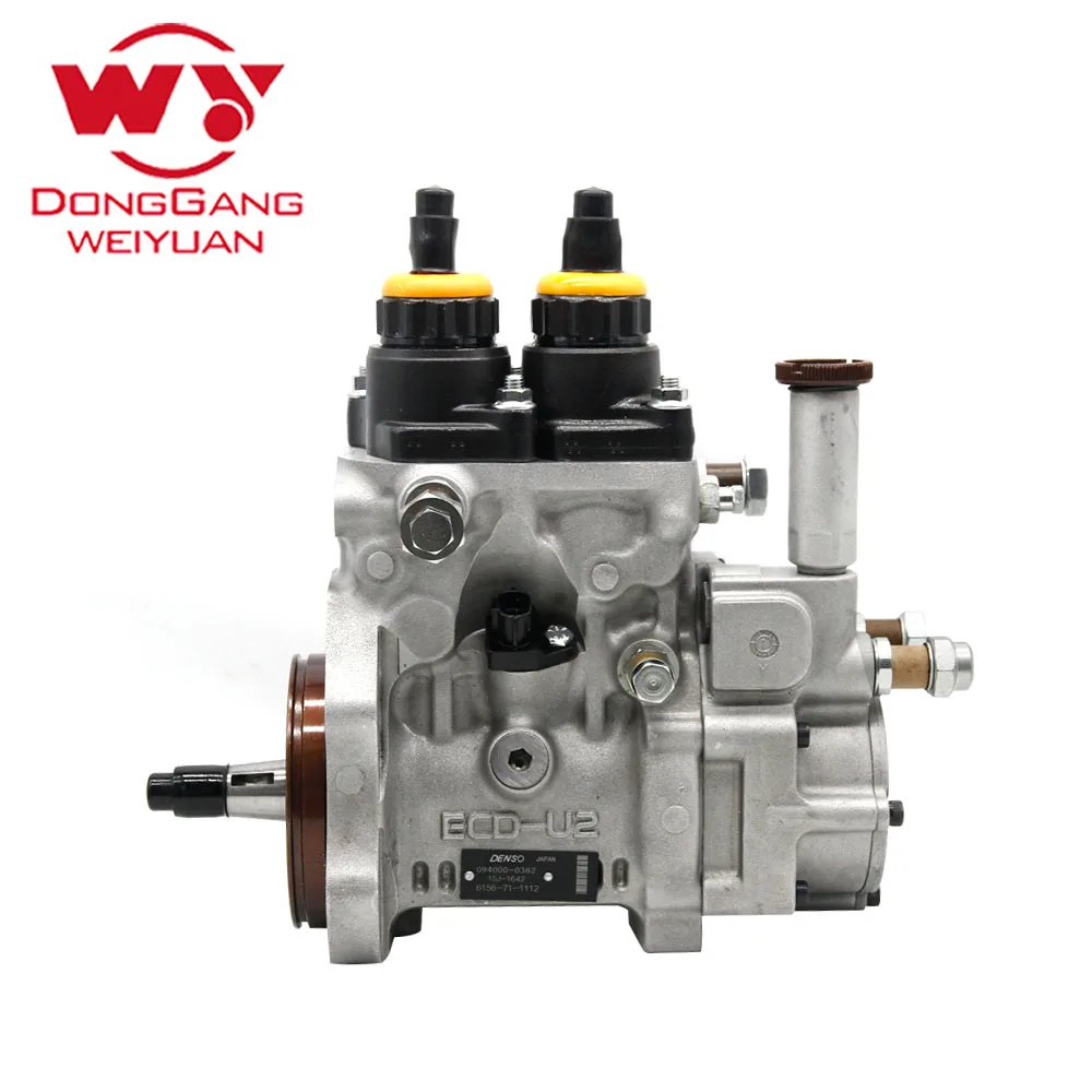 Common rail fuel injection pump 094000-0382, 6156-71-1112, suit for Den so, Durable fuel injection pump PC400-7 PC450-7