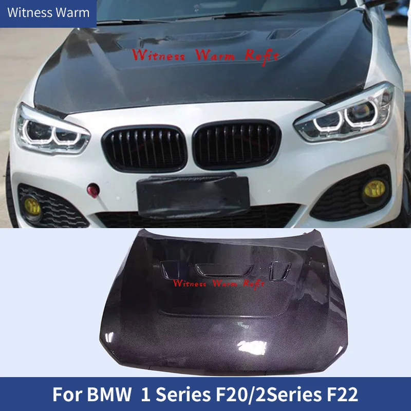 Carbon Fiber Frp Engine Hood Car Bonnets Engine Covers for Bmw 1 Series F20 116i 118i/2 Series F22 228i 220i