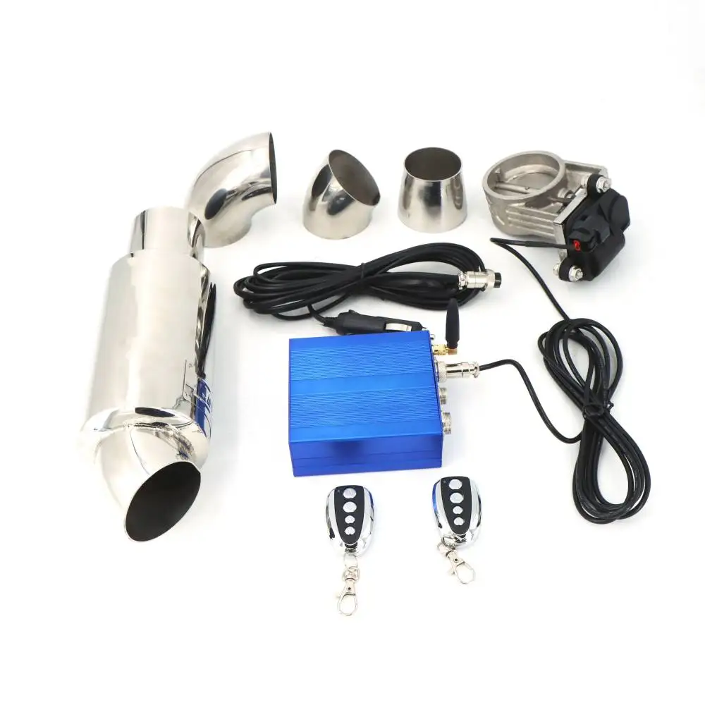 car Accessories exhaust pipe silencer control valve 51mm 63mm 76mm sound adjustment volume sports car loud wave