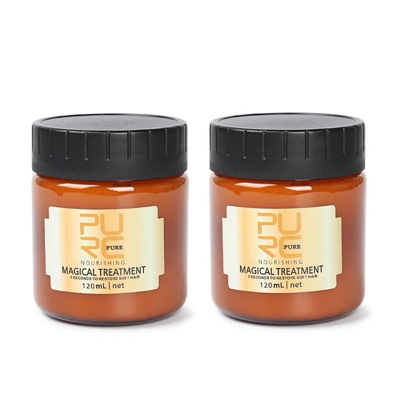 

120ML Conditioner 2pcs Keratin Hair Treatment Mask Hair and Scalp Treatment Repairs Hair Root Damage Healthy Hair Care Product