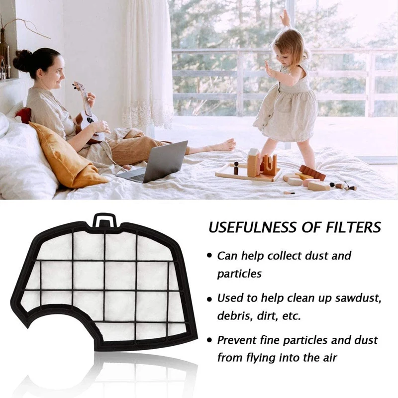 4 قطعة استبدال تصفية المحرك حماية استبدال تصفية ل مكنسة كهربائية ل Vorwerk Kobold VK140 VK150