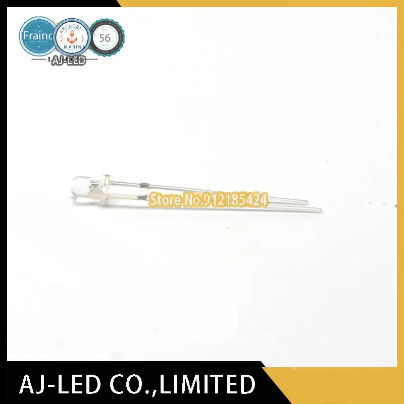 

50pcs/lot SIR-34ST3F Infrared LED 3.1mm Transmitter Tube 950nm Angle ±27°ROHM