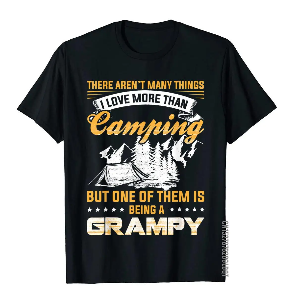 I Love More Than Camping Is Being A Grampy T-Shirt Top T-Shirts Hip Hop Chinese Style Cotton Men Tops T Shirt 3D Style