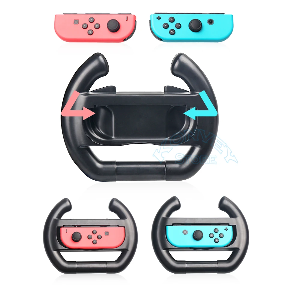 Mando de carreras para Nintendo Switch, soporte de agarre para mando de NS, accesorios de juego, 2 uds.