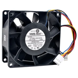 3115RL-04W-B76 80mm fan 8cm 80x80x38mm DC12V 1.60A 4 lines High speed cooling fan for server case