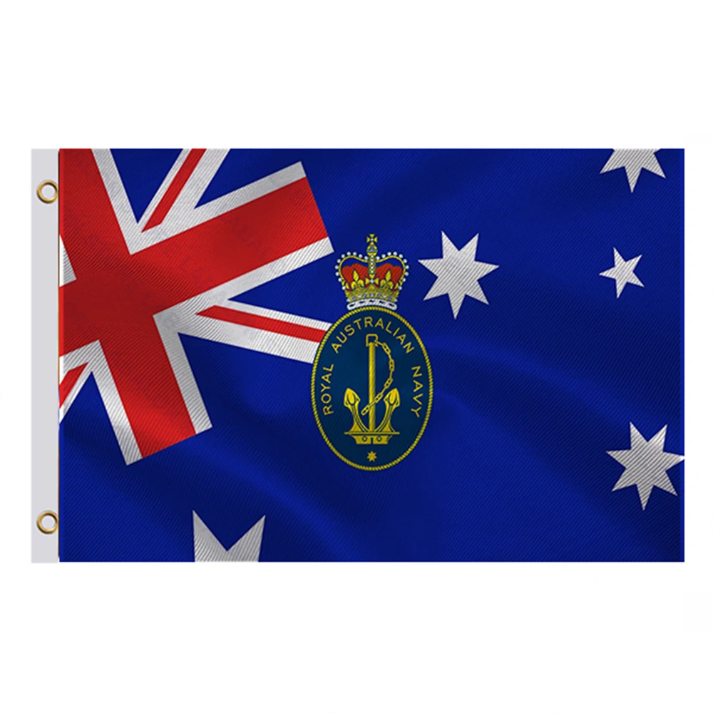 Bandera De Australia Federal Police 3x5FT 90x150cm 100D Polyester With Two Brass Grommets Outdoor or Indoor Banner