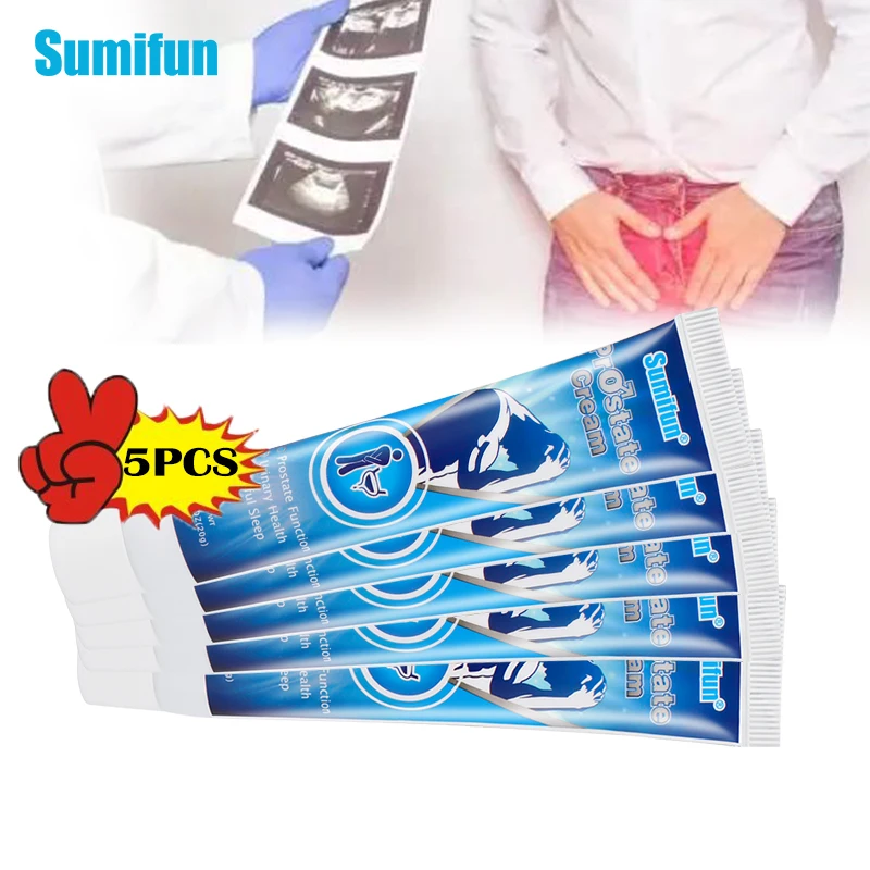 

5pcs Sumifun Man Prostatitis Ointment Prostate Treatment Prostatic Plaster Urethritis Recovery Cream Urological Kidney Care Oil