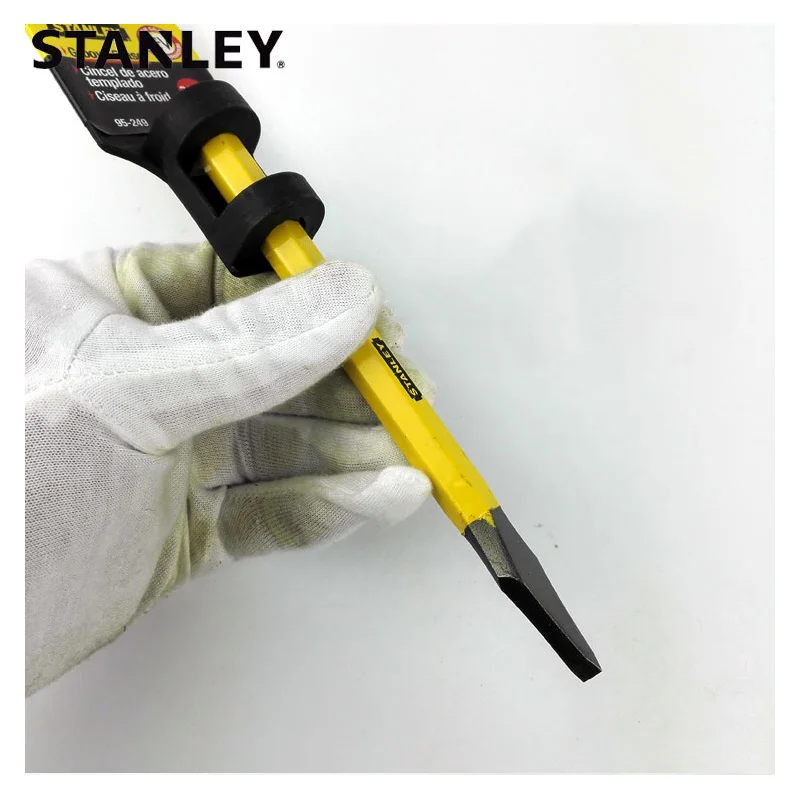 Stanley 1pcs anti-corrosion groove chisel for mechanics mould concrete car maintenance carving hand chisels 5mm 3/16 steel tools