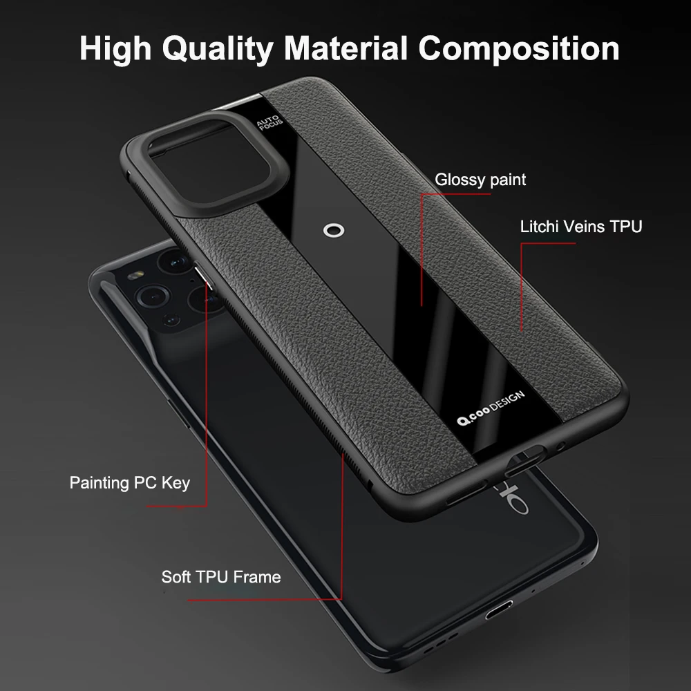FindX5 Luxury Carbon Fiber Silicone Phone Case For OPPO Find X5 Pro Ultra-thin Non-slip Protection Cover Coque For X5Pro