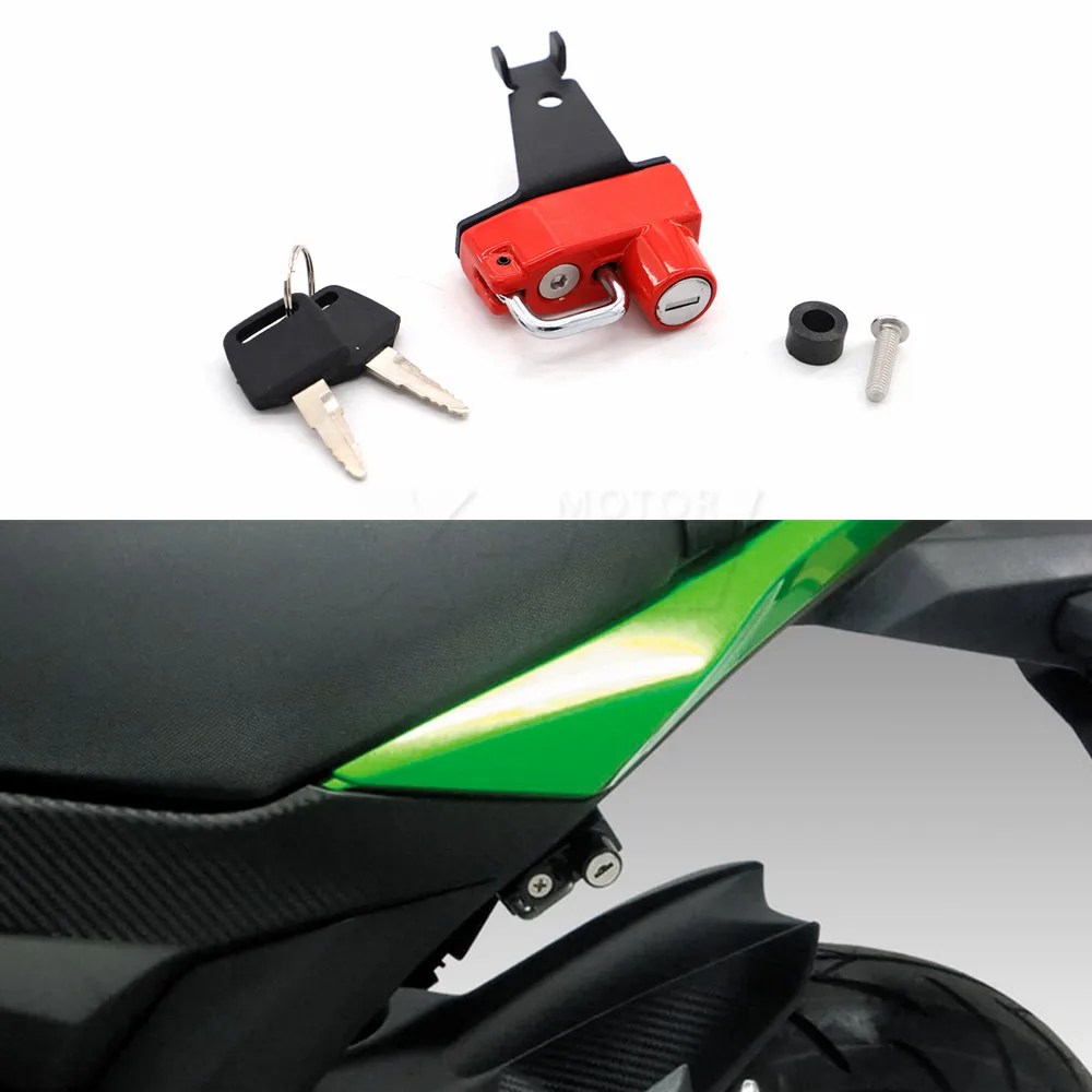 

For Kawasaki Z125 2018 2019 2020 2021 Z125 Pro 2018-2021 Motorcycle Helmet Lock Bloqueo De Casco Accessories