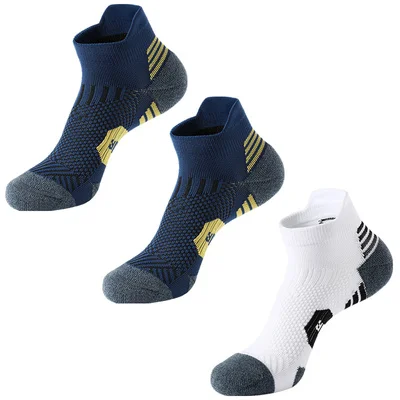 3Pairs Professionelle Sport Fitness Socken Handtuch Unten Nicht-Slip Lauf Socke Männer Frauen Kurze Schnell Trocknend Basketball-Training sox – Detail 10