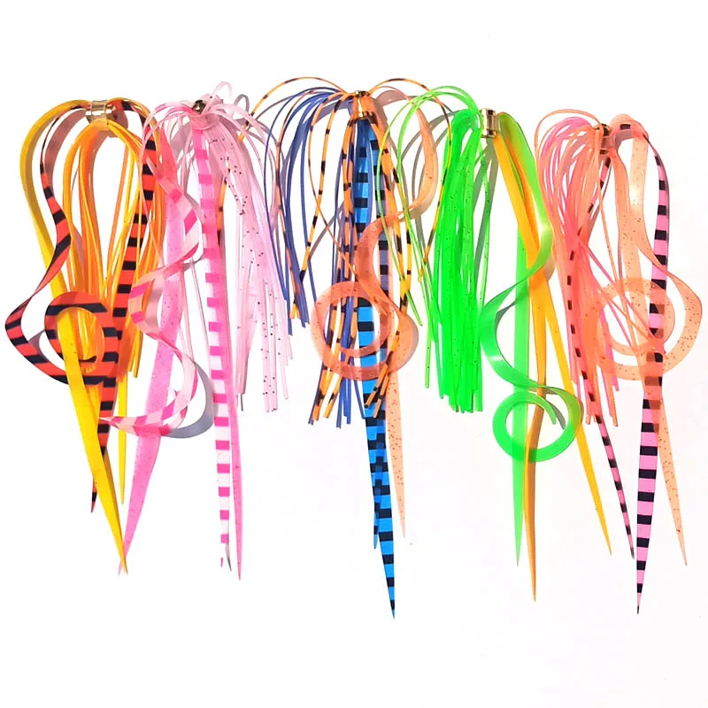 10pcs Kabura Snapper Silicone Skirt Assist hook jigging hook sea fishing hook Jig head fishing hook super strong