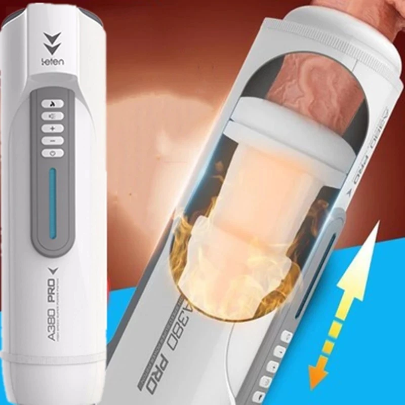 

Leten A380 Piston Automatic Telescopic Masturbator Heating Vagina Thrusting Moaning Male Masturbation Machine Sex Toys For Men