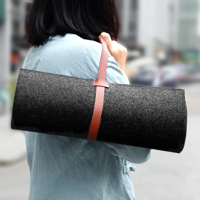 Large Pencil Bag Chinese Calligraphy Brush Pen Curtain Calligraphy Writing Felt Pads Portable Felt Writing Brush Pen Case