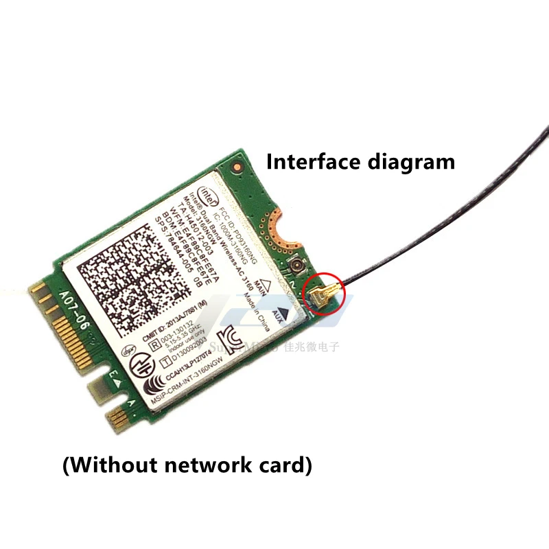 5-piece SMA / RP-SMA female to MHF4 IPEX IPX RF plug Pigtail cable for Mini 0.81mm PCI card intel WIFI Board 10cm 15cm 20cm 30cm