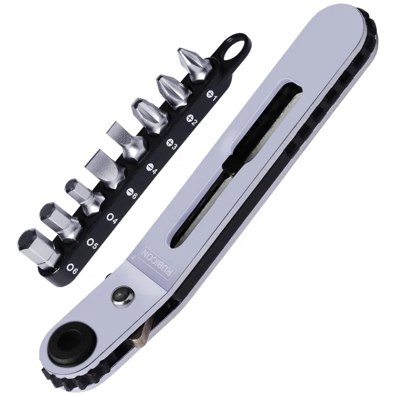 Mini Llave de trinquete de 1/4 pulgadas, destornillador, juego de herramientas de mano para reparación del hogar, mantenimiento de bicicletas y coches, buzo