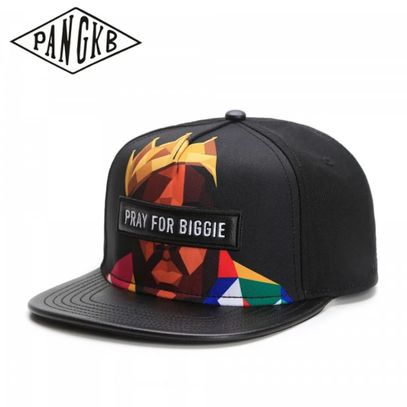 PANGKB Brand BIGASSO CAP PRAY FOR BIGGIE hip-hop snapback hat for men women adult outdoor casual sun baseball cap