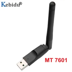 Kebidu 미니 무선 USB 와이파이 어댑터 네트워크 LAN 카드, 셋톱 박스용 와이파이 동글, MT7601, 150Mbps, 802.11n/g/b 네트워크 LAN 카드