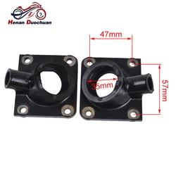 Motorcycle Carburetor Air Inlet Intake Manifold Pipe Adapter Joint Glue For Yamaha RD350 YPVS YFZ350 Banshee RD RZ YFZ 350 RZ350