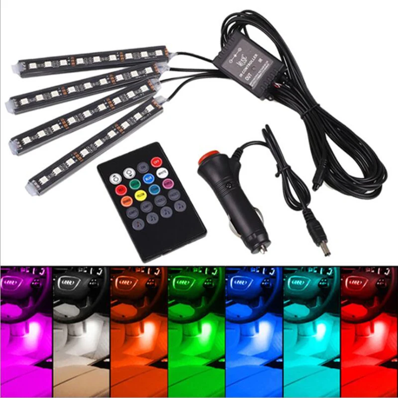 

Car Interior Atmosphere LED RGB Strip Light For Nissan Qashqai J11 J10 Teana XTrail Livina Tiida Sunny March Murano Geniss Juke