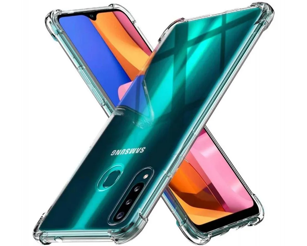 Transparent Anti-Shock Tpu Gel case for Samsung Galaxy A20s