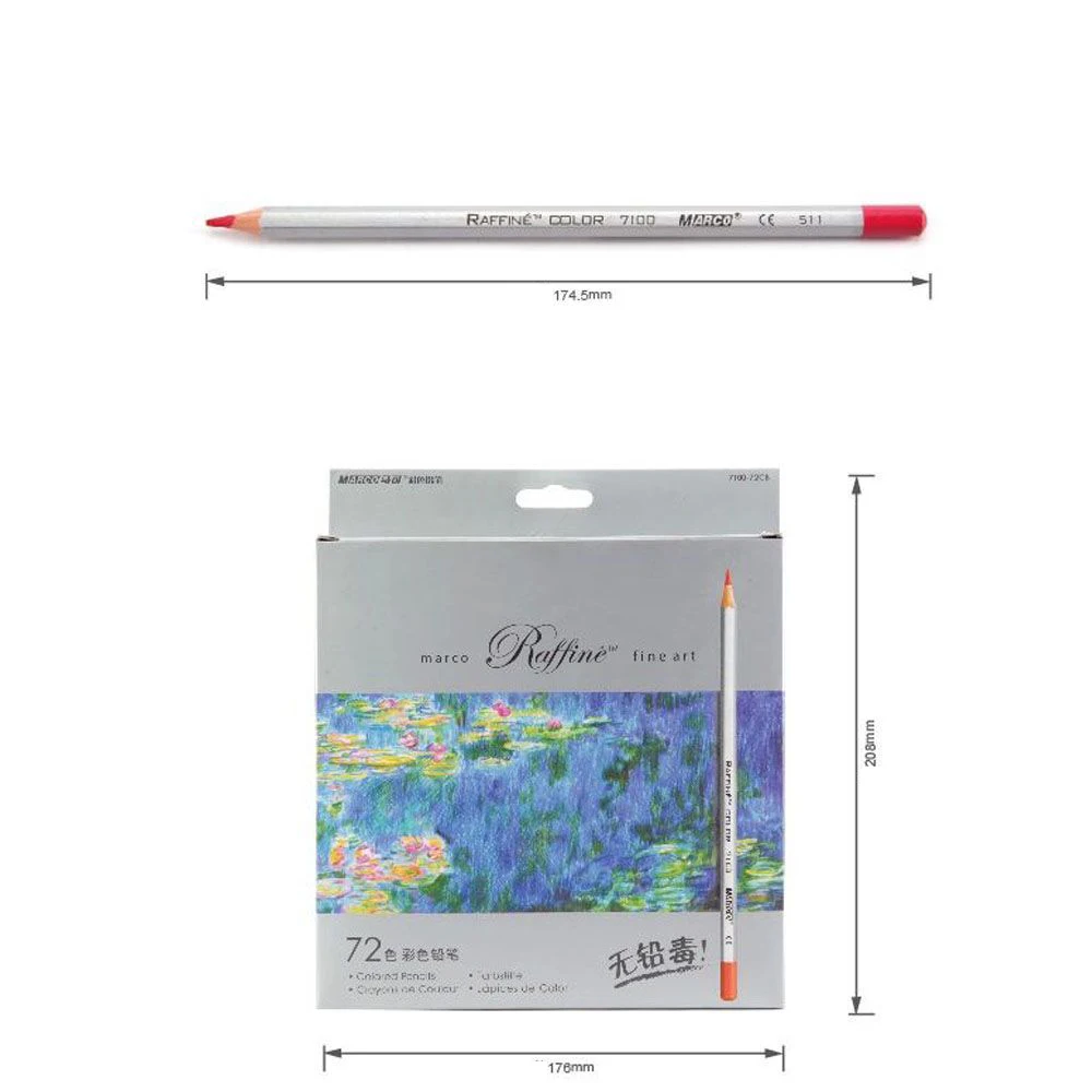 Набор Карандашей Из кисть набросок древесины, 72/10 цветов, масляные, художественные, ручная роспись, школьные, товары для рукоделия для рисования, изделия для рукоделия