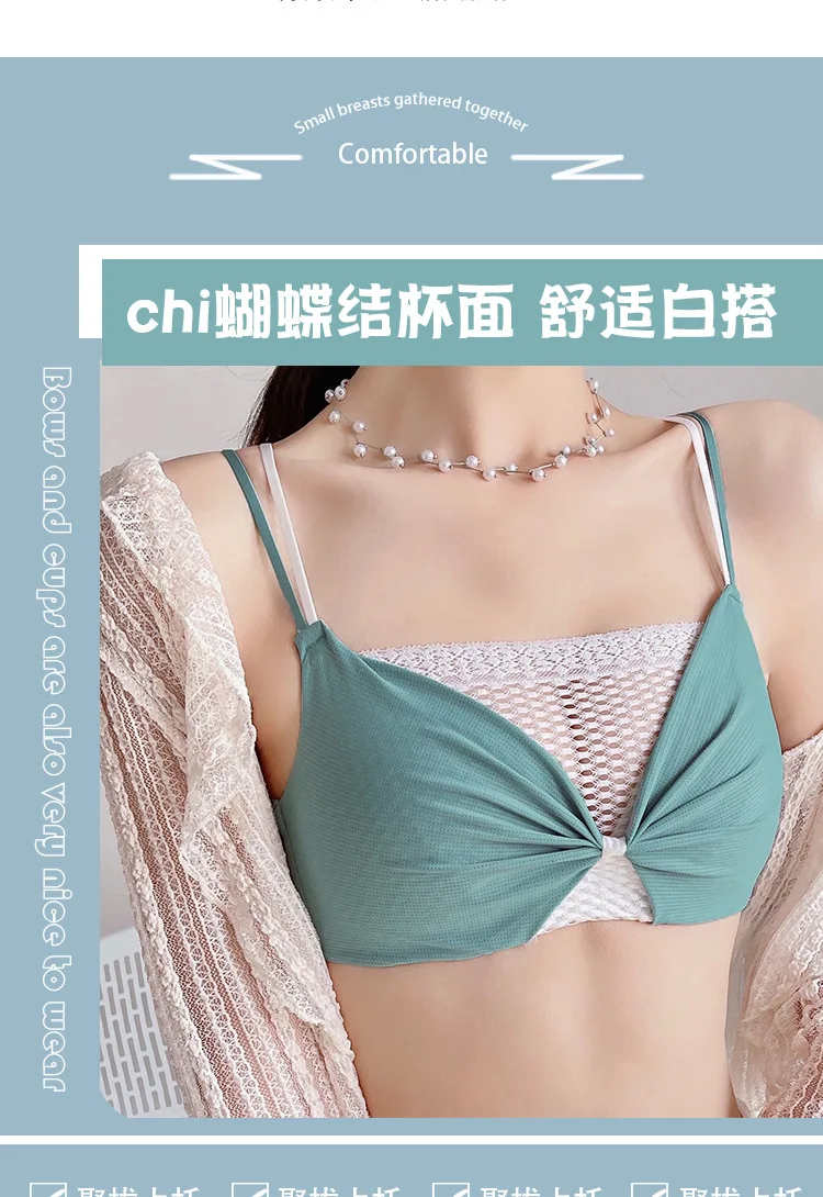 New Style Women\'s Bra Sexy Lace Underwear Fashion Push Pp Comfort Brassiere Female Small Bra Without Steel Ring Sexy Lingerie